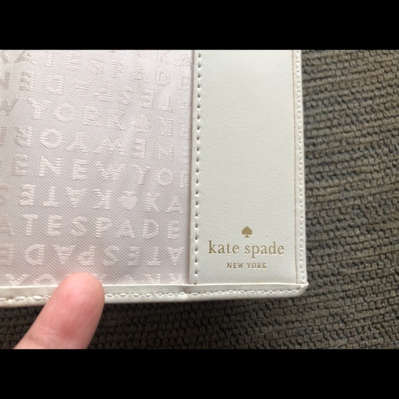 Kate Spade NY Flamingo Print Passport Holder Cover - Picture 4 of 7